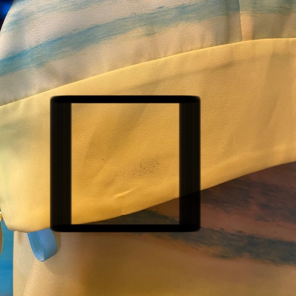 Ted Baker Skirt Women’s Sz 3 Multicolored A-line Striped Flaw Shown in Pics - Picture 12 of 12